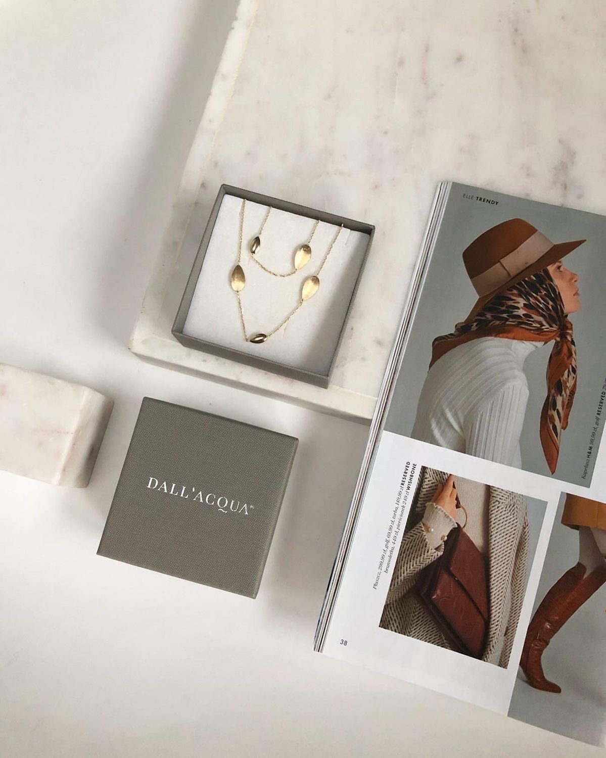 Bransoletka srebrna pozł. łańcuszek+koraliki Dall'Acqua BRA 000000 280 925.JPG